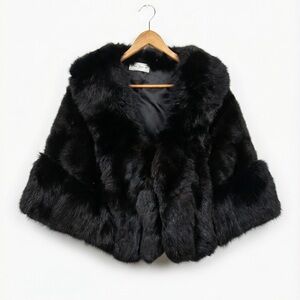 Vintage Saks Fifth Avenue Genuine Mink Fur Cape